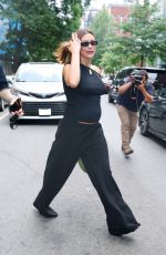 Pregnant HAILEY BIEBER Out for Lunch at Sadelle