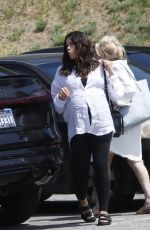 Pregnant JENNA DEWAN and Her Mom Out with Steve Kazee in Los Angeles 06/09/2024