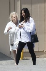 Pregnant JENNA DEWAN and Her Mom Out with Steve Kazee in Los Angeles 06/09/2024