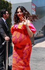 Pregnant JENNA DEWAN Arrives at Jeremy Scott