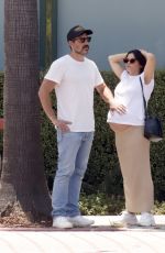 Pregnant JENNA DEWAN Out with Her Husband in Los Angeles 06/04/2024