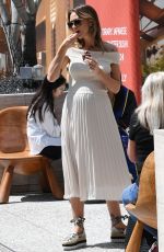 Pregnant LALA KENT at Westfield Mall with Family in Los Angeles 06/14/2024