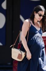 Pregnant LEA MICHELE Out in New York 06/14/2024