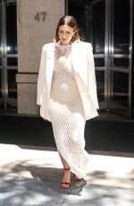 Pregnant MANDY MOORE Leaves The View in New York 06/25/2024