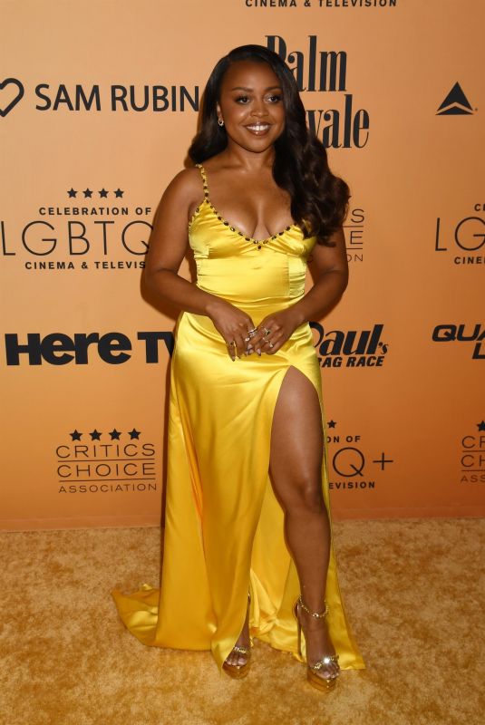 QUINTA BRUNSON at Critics Choice Associations Celebration of LGBTQ+ Cinema & Television in Century City 06/07/2024