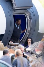 RACHEL BROSNAHAN on the Set of Superman in Cleveland 06/24/2024