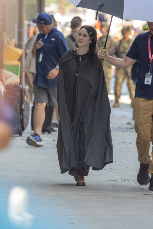 RACHEL BROSNAHAN on the Set of Superman in Cleveland 06/24/2024