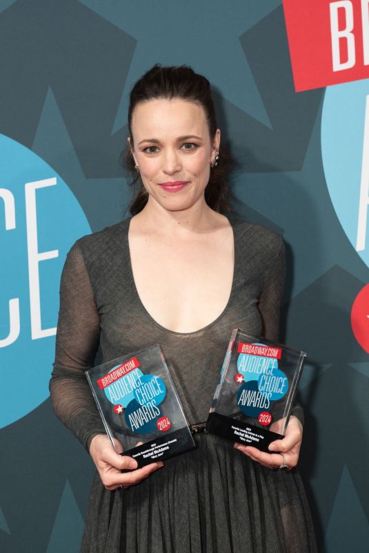RACHEL MCADAMS at 24th Annual Broadway.com Audience Choice Awards in New York 06/06/2024