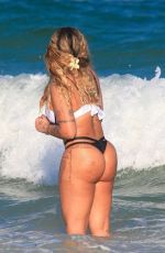 RAFAELLA SANTOS in Bikini at Barra da Tijuca Beach in Rio de Janeiro 0609/2024