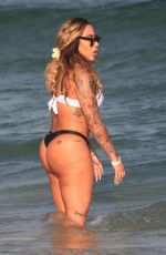 RAFAELLA SANTOS in Bikini at Barra da Tijuca Beach in Rio de Janeiro 0609/2024