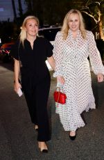 REBEL WILSON and RAMONA AGRUMA Leaves Dinner Date at San Vicente Bungalows in West Hollywood 06/03/2024