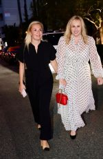 REBEL WILSON and RAMONA AGRUMA Leaves Dinner Date at San Vicente Bungalows in West Hollywood 06/03/2024