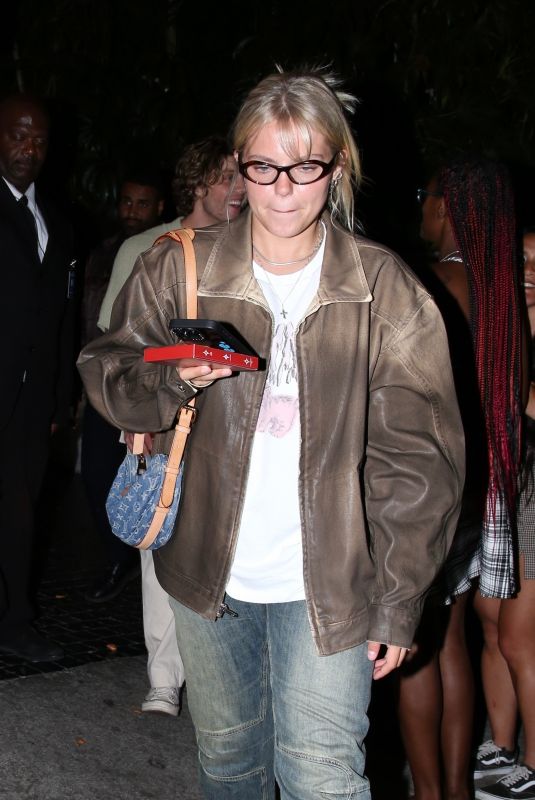 RENEE RAPP Leaves MaXXXine After-Party in West Hollywood 06/24/2024