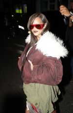 RIHANNA at A$AP Rocky X American Sabotage by AWGE Menswear Spring/Summer 2025 Show at Paris Fashion Week 06/21/2024