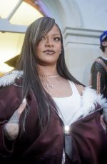 RIHANNA at A$AP Rocky X American Sabotage by AWGE Menswear Spring/Summer 2025 Show at Paris Fashion Week 06/21/2024