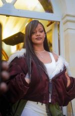 RIHANNA at A$AP Rocky X American Sabotage by AWGE Menswear Spring/Summer 2025 Show at Paris Fashion Week 06/21/2024