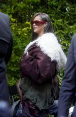 RIHANNA at A$AP Rocky X American Sabotage by AWGE Menswear Spring/Summer 2025 Show at Paris Fashion Week 06/21/2024