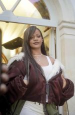 RIHANNA at A$AP Rocky X American Sabotage by AWGE Menswear Spring/Summer 2025 Show at Paris Fashion Week 06/21/2024