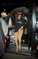 RIHANNA Leaves Cesar Restaurant in Paris 06/22/2024