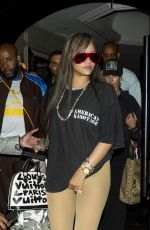 RIHANNA Leaves Cesar Restaurant in Paris 06/22/2024