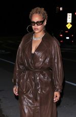 RIHANNA Rocks New Short Hair at Giorgio Baldi in Santa Monica 06/13/2024