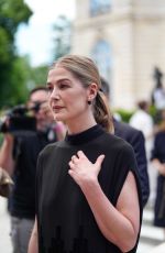 ROSAMUND PIKE Arrives aat Dior Fall 2024 Couture Show in Paris 06/24/2024