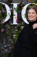 ROSAMUND PIKE at Dior Cruise 2025 Fashion Show in Crieff 06/03/2024
