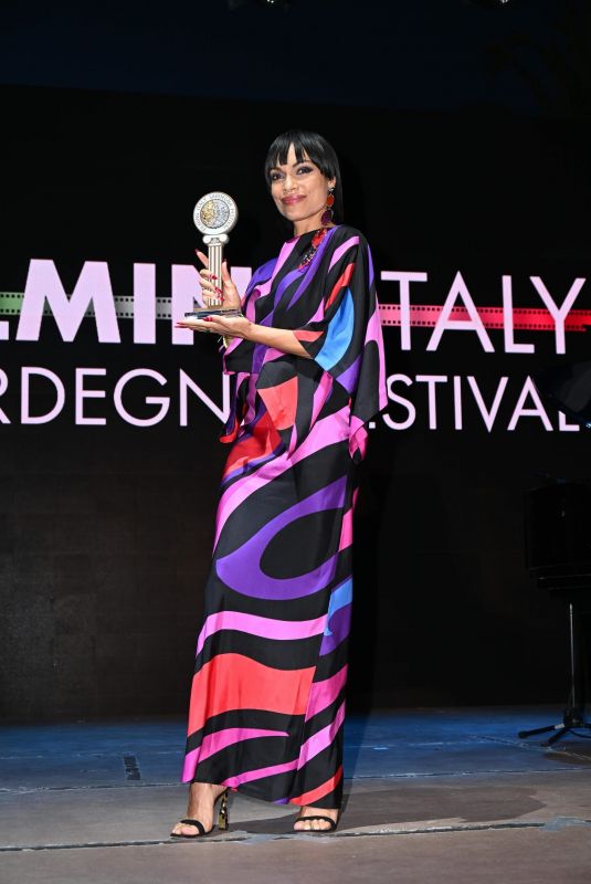 ROSARIO DAWSON at Filming Italy Sardinia Festival 2024 in Santa Margherita di Pula 06/22/2024
