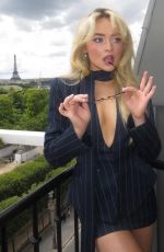 SABRINA CARPENTER at a Photoshoot in Paris, June 2024