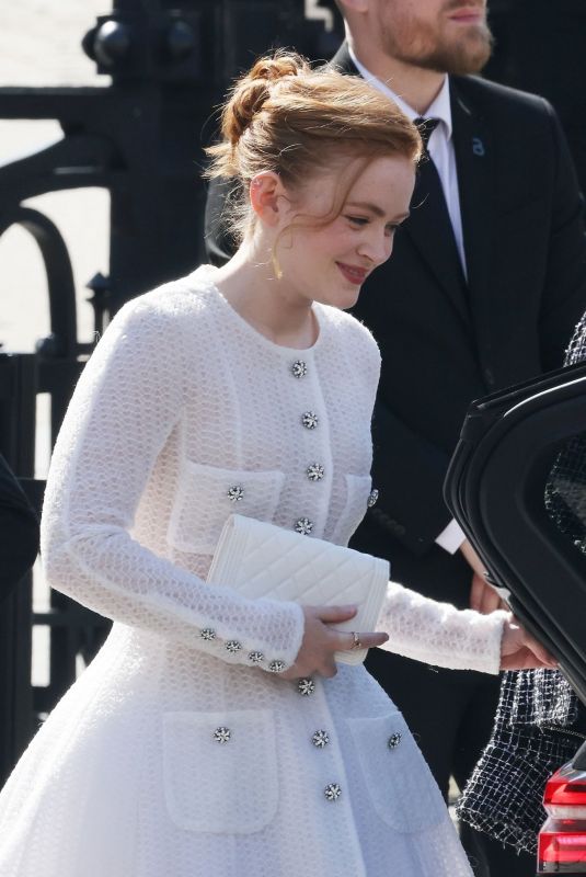 SADIE SINK at Haute Couture Fall/winter 2024/25 Show at Paris Fashion Week 06/25/2024