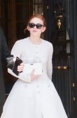 SADIE SINK Out at Paris Fashion Week 06/25/2024