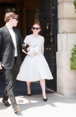SADIE SINK Out at Paris Fashion Week 06/25/2024