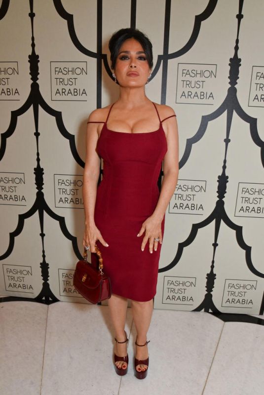 SALMA HAYEK at Fashion Trust Arabia in London 06/17/2024