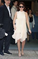SARAH HYLAND Leaves Live with Kelly and Mark in New York 05/30/2024