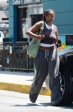 SASHA OBAMA Leaves a Nail Salon in West Hollywood 06/13/2024