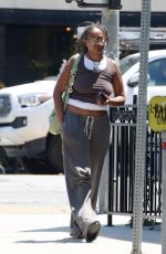 SASHA OBAMA Leaves a Nail Salon in West Hollywood 06/13/2024