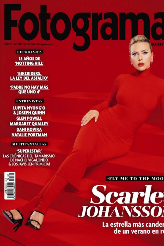 SCARLETT JOHANSSON in Fotogramas Magazine, July 2024