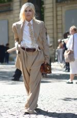 SELMA BLAIR Arrives at Schiaparelli Show in Paris 06/24/2024