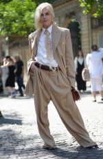 SELMA BLAIR Arrives at Schiaparelli Show in Paris 06/24/2024
