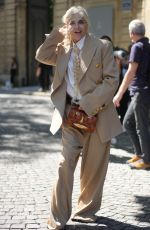 SELMA BLAIR Arrives at Schiaparelli Show in Paris 06/24/2024