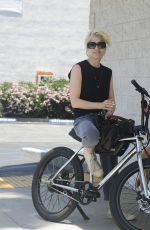 SELMA BLAIR Out on Her Electric Bike in Los Angeles 06/13/2024