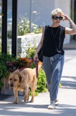 SELMA BLAIR Out with Her Dog in Studio City 06/13/2024