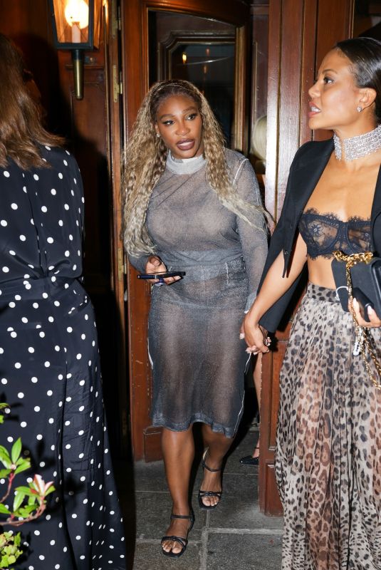 SERENA WILLIAMS Arrives at Voltaire in Paris 06/24/2024