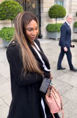 SERENA WILLIAMS Heading to Netflix Set at The Plaza Athene in Paris 05/30/2024