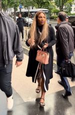 SERENA WILLIAMS Heading to Netflix Set at The Plaza Athene in Paris 05/30/2024