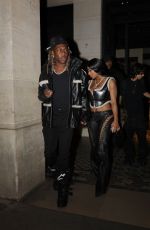 SHANNADE CLERMONT Leaves Costes in Paris 06/27/2024