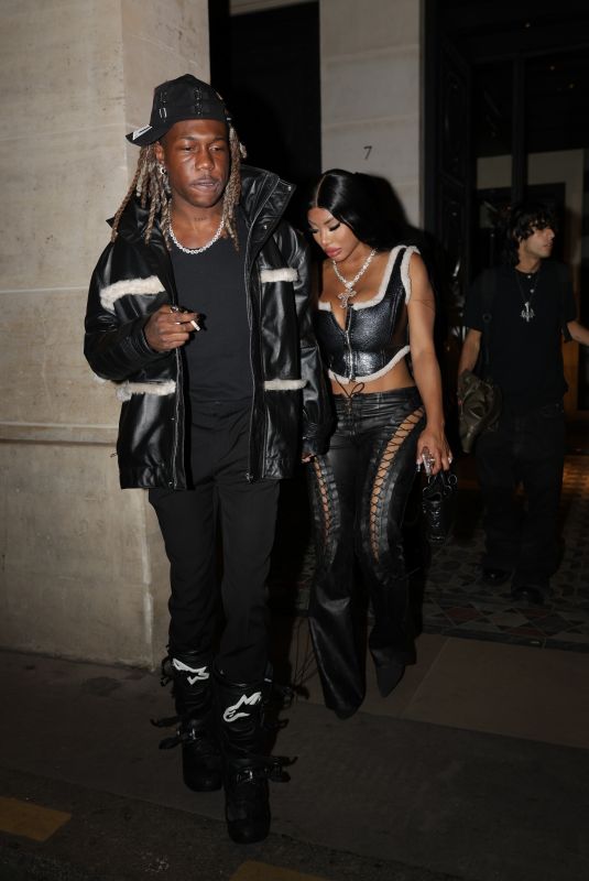 SHANNADE CLERMONT Leaves Costes in Paris 06/27/2024