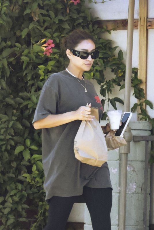 SHAY MITCHELL Out Picking up Food in Los Feliz 06/25/2024