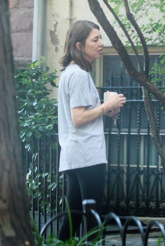SOFIA COPPOLA Leaves Her Home in New York 06/25/2024