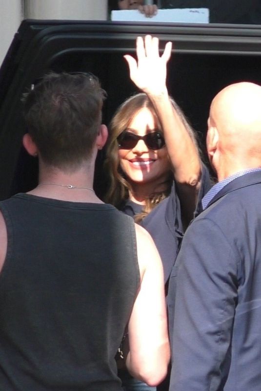 SOFIA VERGARA Arrives at Jimmy Kimmel Live! in Hollywood 05/30/2024